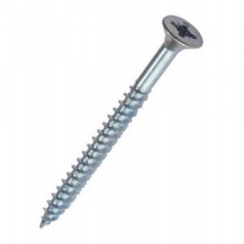 Countersunk Zp Screws, Pack of 10 - 3x20mm