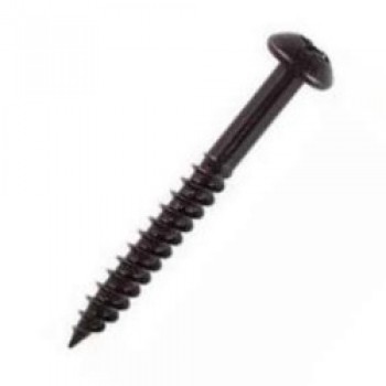 Round Head Blk Screws, Pack of 10 - 4x25mm Round Head Blk Screws, Pack of 10 - 4x25mm