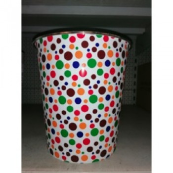 Waste Bin - Multi Coloured Small Dots Waste Bin - Multi Coloured Small Dots