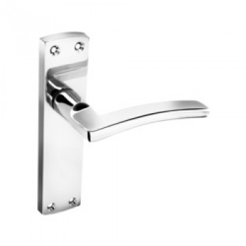 Nova Latch Lever On Back Plate CP - 168mm x 41mm Nova Latch Lever On Back Plate CP - 168mm x 41mm