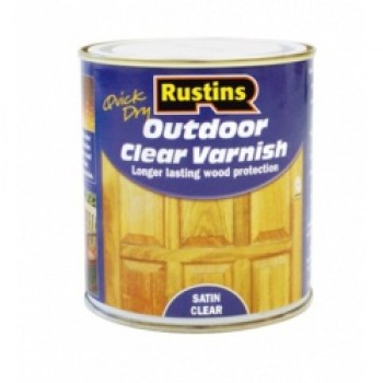 Quick Dry Outdoor Clear Varnish Satin - 250ml Quick Dry Outdoor Clear Varnish Satin - 250ml