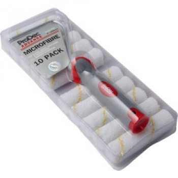 Short Pile Microfibre Roller & Frame (10 Pack) - 4 /100mm Short Pile Microfibre Roller & Frame (10 Pack) - 4 /100mm