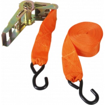 Heavy Duty Ratchet Tie Down - 20ft x 2 (Length: 6m Width: 50mm) Heavy Duty Ratchet Tie Down - 20ft x 2 (Length: 6m Width: 50mm)