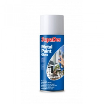 Metal Spray Paint - 400ml Gloss White Metal Spray Paint - 400ml Gloss White