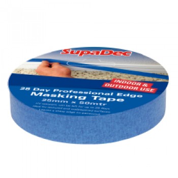 28 Day Professional Edge Masking Tape - 25mm x 50m 28 Day Professional Edge Masking Tape - 25mm x 50m
