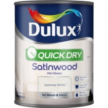 Quick Dry Satinwood 750ml - Jasmine White Quick Dry Satinwood 750ml - Jasmine White