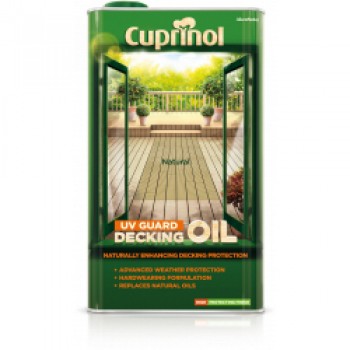 UV Guard Decking Oil 5L - Natural Oak UV Guard Decking Oil 5L - Natural Oak