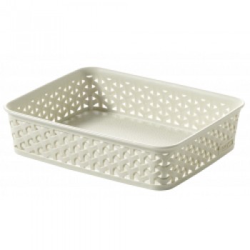 My Style Rattan Tray - Vintage White A5 My Style Rattan Tray - Vintage White A5