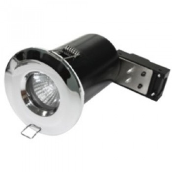 IP65 Fire Rated Fixed Downlight - Chrome IP65 Fire Rated Fixed Downlight - Chrome