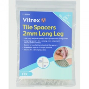 Long Leg Tile Spacers - 2x500
