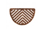 Half Round Scraper Mat - Length 60cm x Width 40cm.