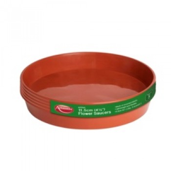 Flower Pot Saucer - 3-4 - Pack 5 Flower Pot Saucer - 3-4 - Pack 5