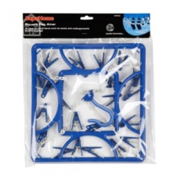 Square 24 Peg Blue Airer Square 24 Peg Blue Airer