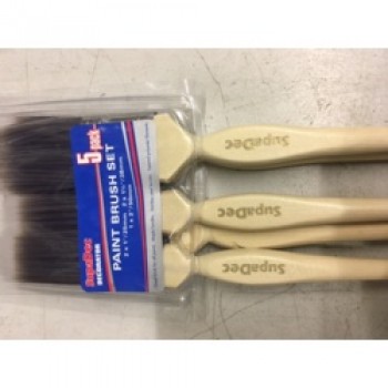 Maple Handle Paint Brush Set - Pack 5 Maple Handle Paint Brush Set - Pack 5