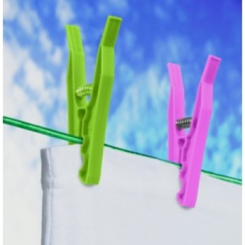 Plastic Clothes Pegs - 88mm Pack of 24 Plastic Clothes Pegs - 88mm Pack of 24