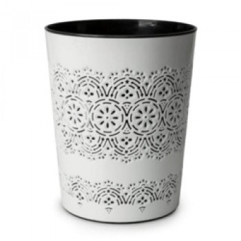Flora Waste Bin - White