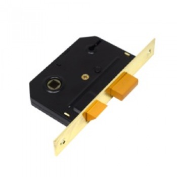 Essentials 3 Lever Sashlock - Brass 64mm Essentials 3 Lever Sashlock - Brass 64mm