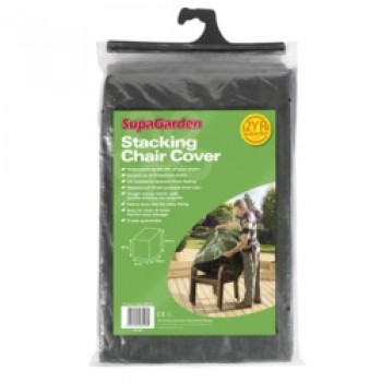 Stacking Chair Cover - W: 61cm, H: 68cm-107cm, D: 68cm Stacking Chair Cover - W: 61cm, H: 68cm-107cm, D: 68cm