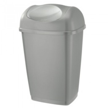 Swing Top Bin 50L - Platinum Swing Top Bin 50L - Platinum
