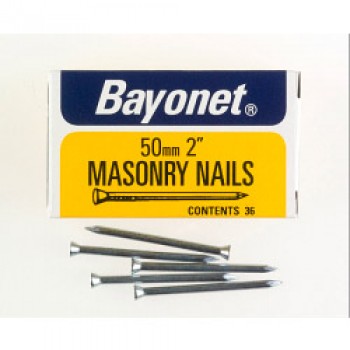 Masonry Nails - Zinc Plated (Box Pack) - 50mm Masonry Nails - Zinc Plated (Box Pack) - 50mm