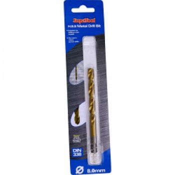 Titanium Coated HSS Drill Bits - 8x117mm Titanium Coated HSS Drill Bits - 8x117mm