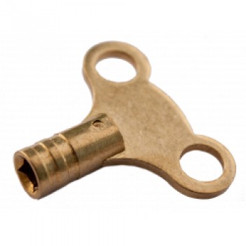 Radiator Key ’Clock’ Type Easy Grip - Brass Radiator Key ’Clock’ Type Easy Grip - Brass
