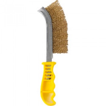 Wire Brush - Brass Coated Wire Brush - Brass Coated
