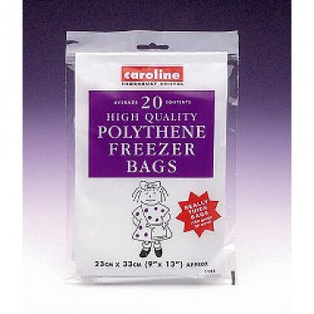 Freezer Bags (20) - 9 x 13 (23 x 33cm) Freezer Bags (20) - 9 x 13 (23 x 33cm)