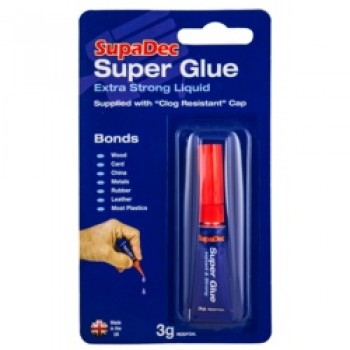 Super Glue - 3g Extra Strong Liquid Super Glue - 3g Extra Strong Liquid