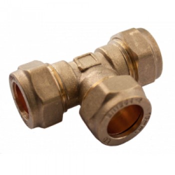 Comprssion Equal Tee - 22mm x 22mm Comprssion Equal Tee - 22mm x 22mm