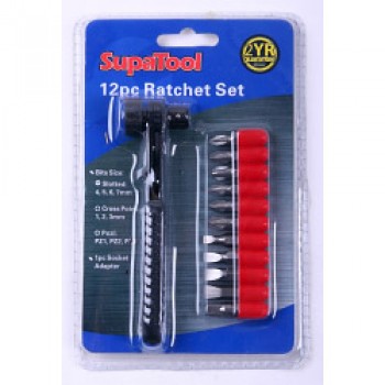 Ratchet Screwdriver - 12 piece Ratchet Screwdriver - 12 piece