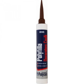 Polyfilla Decorators Caulk - Brown - 380ml Trade Cartridge Polyfilla Decorators Caulk - Brown - 380ml Trade Cartridge