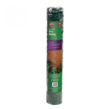 PVC Coated Wire Netting - 13mm x 10m x 0.5m PVC Coated Wire Netting - 13mm x 10m x 0.5m