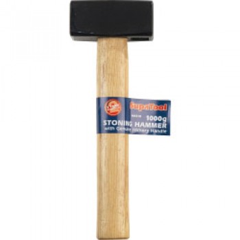 Stoning Hammer With Wooden Shaft - 1000g Stoning Hammer With Wooden Shaft - 1000g