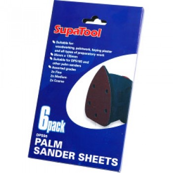 Palm Sander Sheets - 6 Piece Palm Sander Sheets - 6 Piece