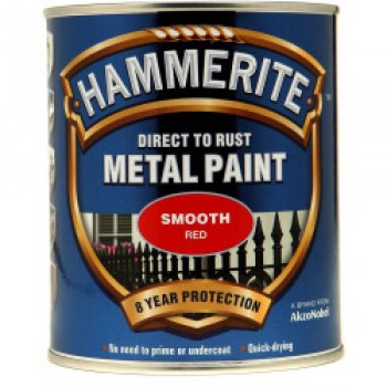 Metal Paint Smooth 750ml - Red Metal Paint Smooth 750ml - Red