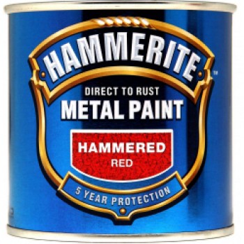 Metal Paint Hammered 250ml - Red Metal Paint Hammered 250ml - Red
