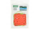Plastic Blades - Red - Pack of 20
